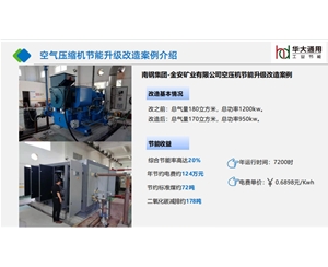 南鋼集團-金安礦業(yè)有限公司空壓機節能升級改造案例